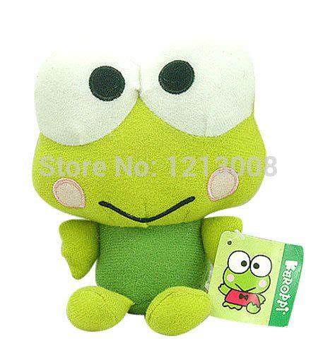 Wholesale Small Frog Kawaii Plush Keroppi 30cm Mini Stuffed Animals Pelucia Big Eyes Frog Anime ...