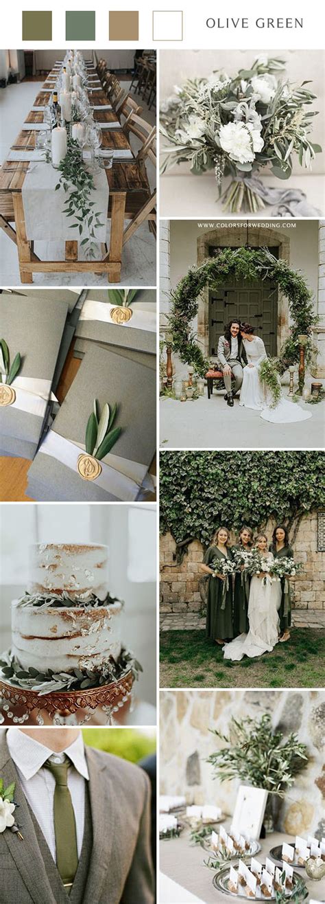 ️18 Olive Green Wedding Themes & Color Ideas 2024 | CFC