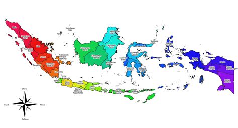 Jangan Sampai Salah, Ini Peta Indonesia Lengkap dengan Nama 38 Provinsi Terbaru!