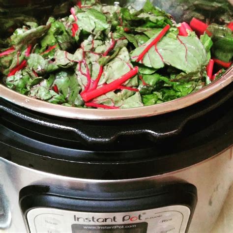 Instant pot Swiss chard | Instant pot pressure cooker, Lunch ingredients, Instant pot recipes