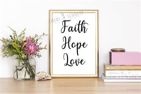 Faith-Hope-Love Wall Art