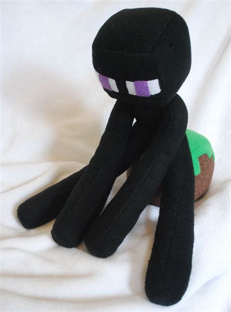 This incredibly emo Enderman plush: | Minecraft toys, Minecraft, Minecraft crafts