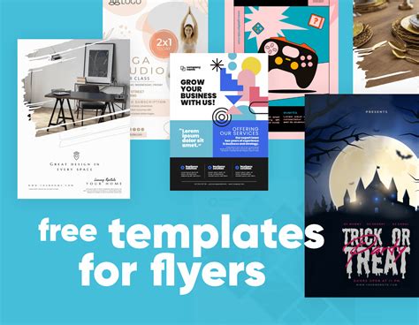 50 Free Templates for Flyers to Customize and Print for Every Occasion