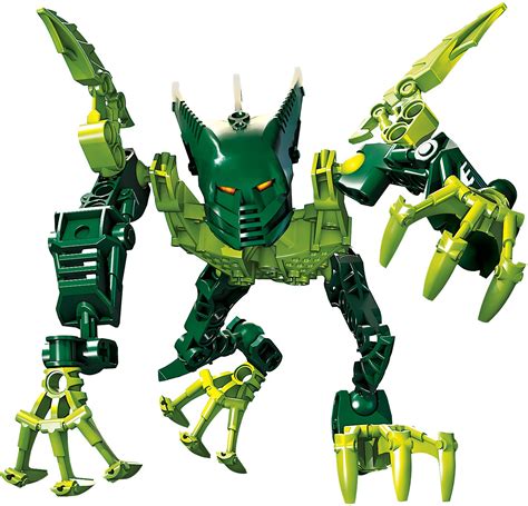 Lego Year 2009 Bionicle Series Inch Tall Figure Set 8974 Jungle Tribe ...