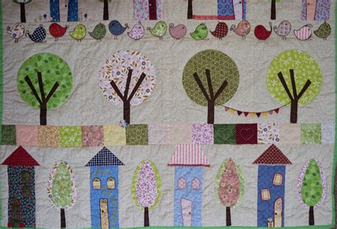 My Village Quilt - a case of the Crafties