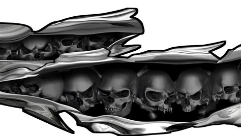 Skulls Tears Auto Decals 5ft & 6ft | Sale | Xtreme Digital GraphiX