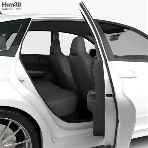 Subaru Impreza WRX STI with HQ interior 2014 3D model - Vehicles on Hum3D