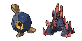 Custom Cursor on Twitter: "Roggenrola is a Rock-type Pokémon introduced in Generation V that ...