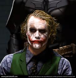 Heath Ledger as the Joker by patricktoifl on DeviantArt