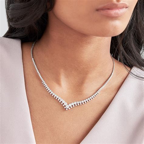 Diamond Necklace 4.92ct | Pravins