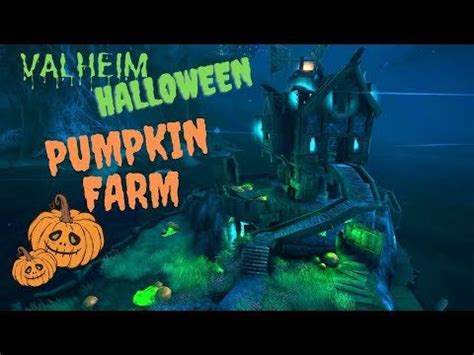 Valheim haunted halloween pumpkin farm build : r/valheim