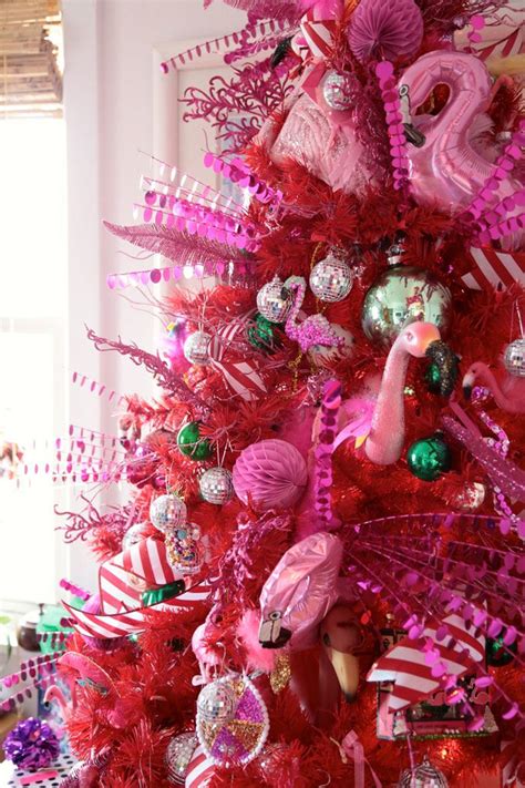 Oh Flamingo Tree, Oh Flamingo Tree - Aunt Peaches | Pink xmas, Pink christmas tree decorations ...