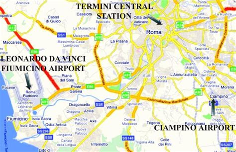 Rome Italy Airport Fco Terminal Map