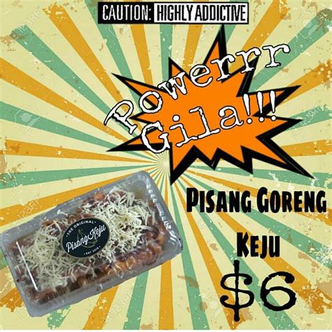 Pisang Keju POWER, Food & Drinks, Local Eats on Carousell