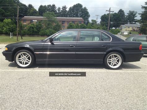 1999 Bmw 740il Black On Black