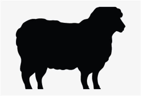 Lamb Clipart Silhouette - Sheep Silhouette - 640x480 PNG Download - PNGkit