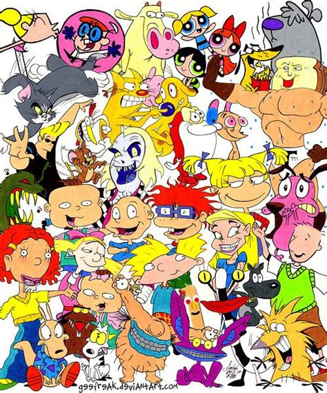 Old School Nickelodeon Photo: All Nick Shows | 90s cartoons, 90s childhood, 90s tv shows