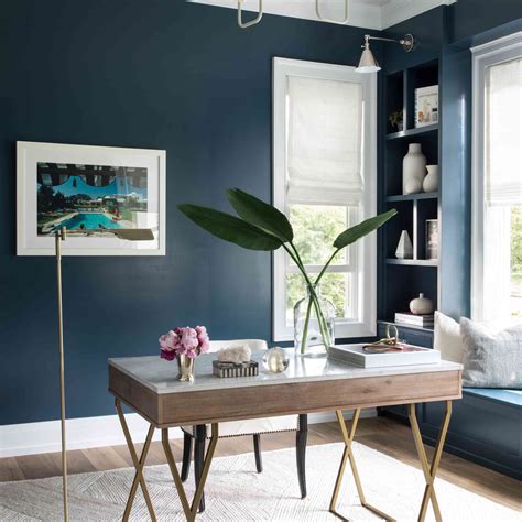 10 Beautiful Home Office Paint Color Ideas for Better Productivity