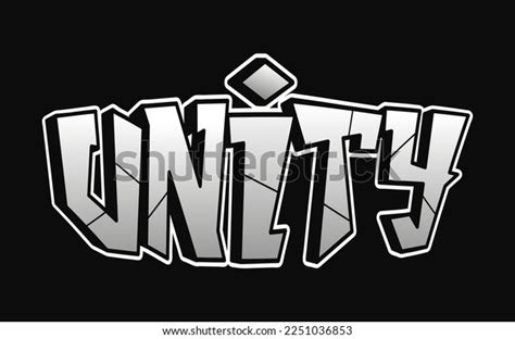 Unity Word Graffiti Style Lettersvector Hand Stock Vector (Royalty Free) 2251036853 | Shutterstock