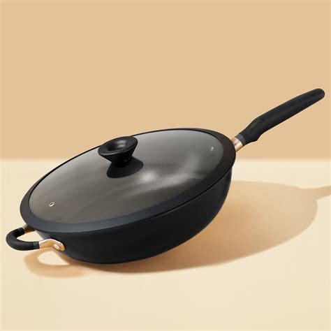 Meyer Cookware - Accent Nonstick Stirfry with Glass Lid