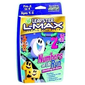 Amazon.com: LeapFrog Leapster L-Max Numbers on the Run: Toys & Games