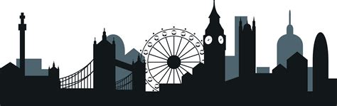 Skyline Silhouette - london png download - 3508*1107 - Free Transparent Skyline png Download ...