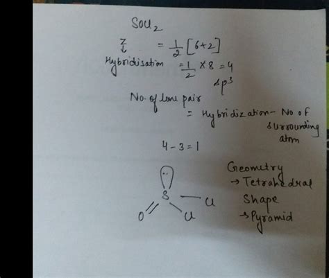 Socl2 hybridization shape geometry - Chemistry - Chemical Bonding and Molecular Structure ...