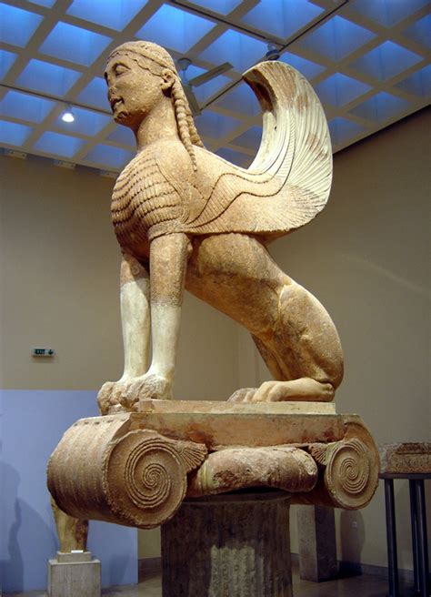 Sphinx Of Naxos - Art in Greece