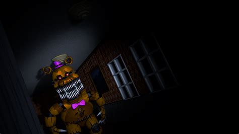 Nightmare Fredbear (FNaF 4 SFM Render) - 1 by MikeTHM93 on DeviantArt