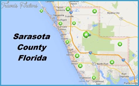 Sarasota County Map - TravelsFinders.Com