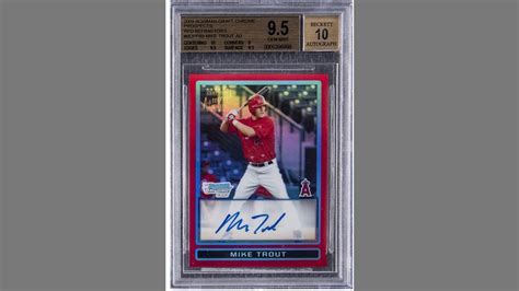 $900,000 Mike Trout Rookie Card Highlights Record-Breaking Memorabilia Auction | The Action Network