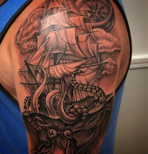 101 Awesome Kraken Tattoo Designs You Need To See! | Outsons | Men's Fashion Tips And Style ...