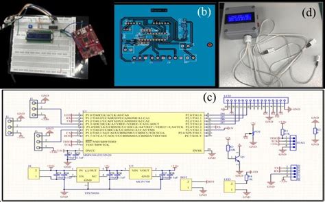 -(a) Circuit mounted on a test board. (b) Project transferred to a... | Download Scientific Diagram