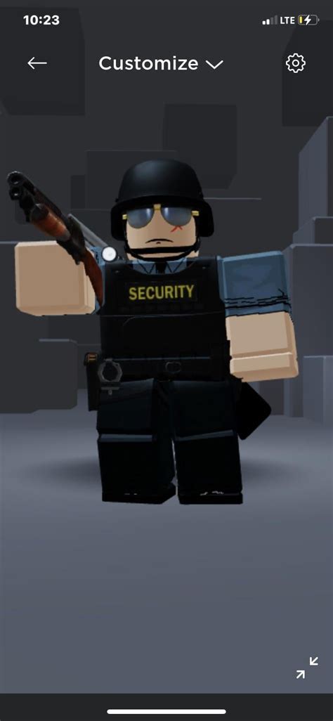 Rate my black Mesa security cosplay : r/RobloxAvatars