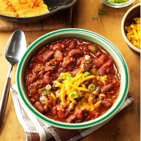 Slow-Cooked Chili Recipe | Taste of Home