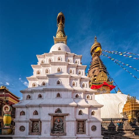 The Stupas of Swayambhunath and Bodhnath in Kathmandu, Nepal - LOUIS MONTROSE PHOTOGRAPHY