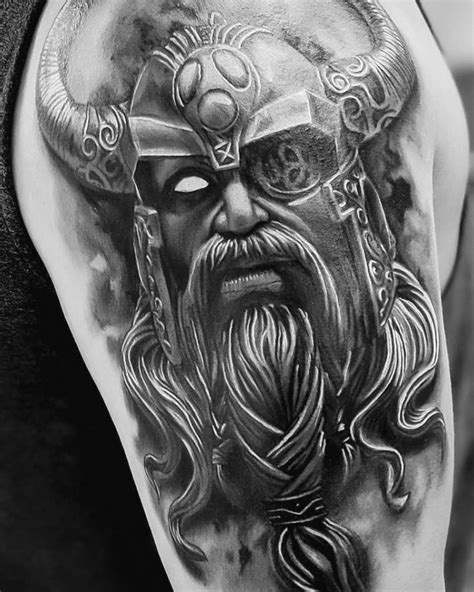 101 Amazing Odin Tattoo Ideas That Will Blow Your Mind! | Viking warrior tattoos, Warrior ...