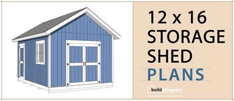 12×16 Storage Shed Plans Free | Dandk Organizer