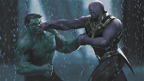 Hulk Vs Thanos, HD Superheroes, 4k Wallpapers, Images, Backgrounds, Photos and Pictures