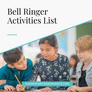 17 Great Bell Ringer Activities Teachers Find Useful