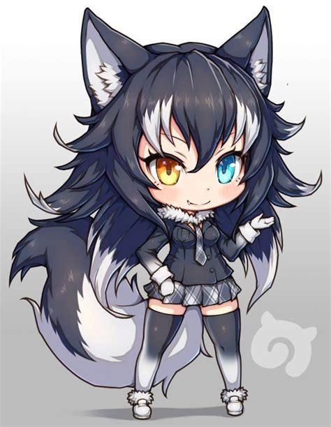 Pin by Blue Nerd-o on Deviantart | Anime wolf girl, Anime chibi