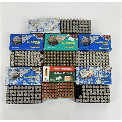 343 Rounds of 9mm Makarov Pistol Ammo