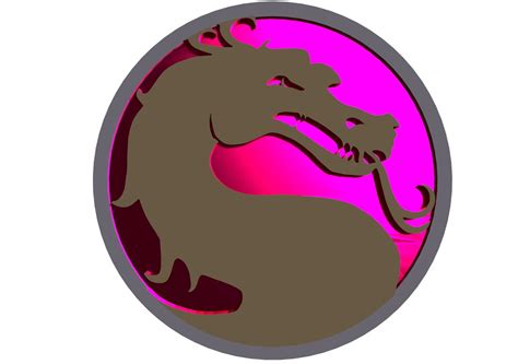 Mortal Kombat Dragon Logo 3D Simulation | CGTrader