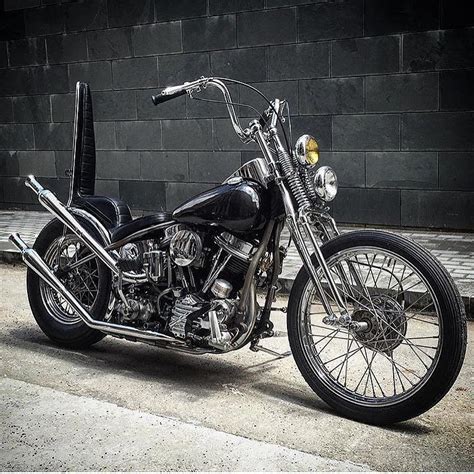 Bobbers, choppers and anything badass | chopperinspiration: Panhead chopper Panheads...