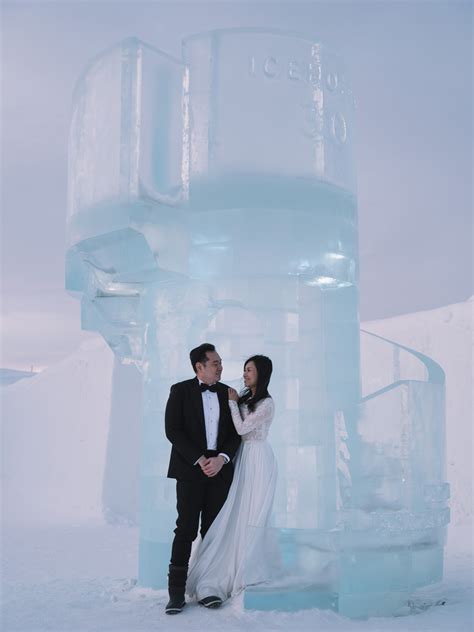 ICEHOTEL Wedding in Jukkusjarvi, Sweden by Nordica Photography