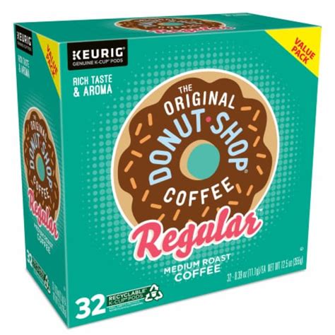 The Original Donut Shop® Regular Medium Roast K-Cup® Coffee Pods, 32 ct ...