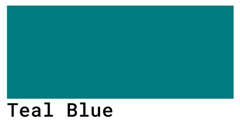 Teal Blue Color Code