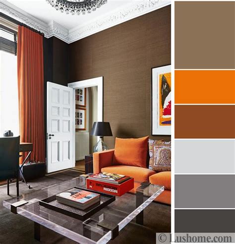 orange color scheme living room Orange room living burnt hgtv country - plastic kitchen table