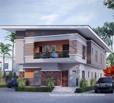 5 Bedroom Duplex (Ref 5023) - NIGERIAN HOUSE PLANS