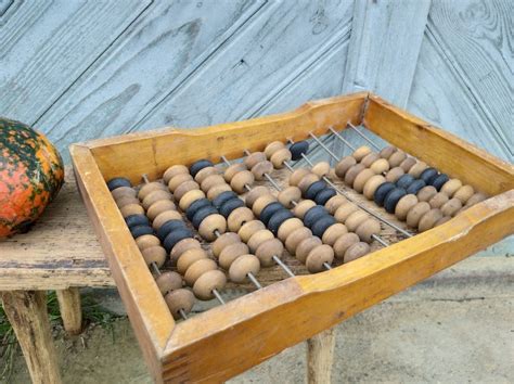 Large Abacus Wooden Abacus Frame Russian Abacus Retro Wall - Etsy